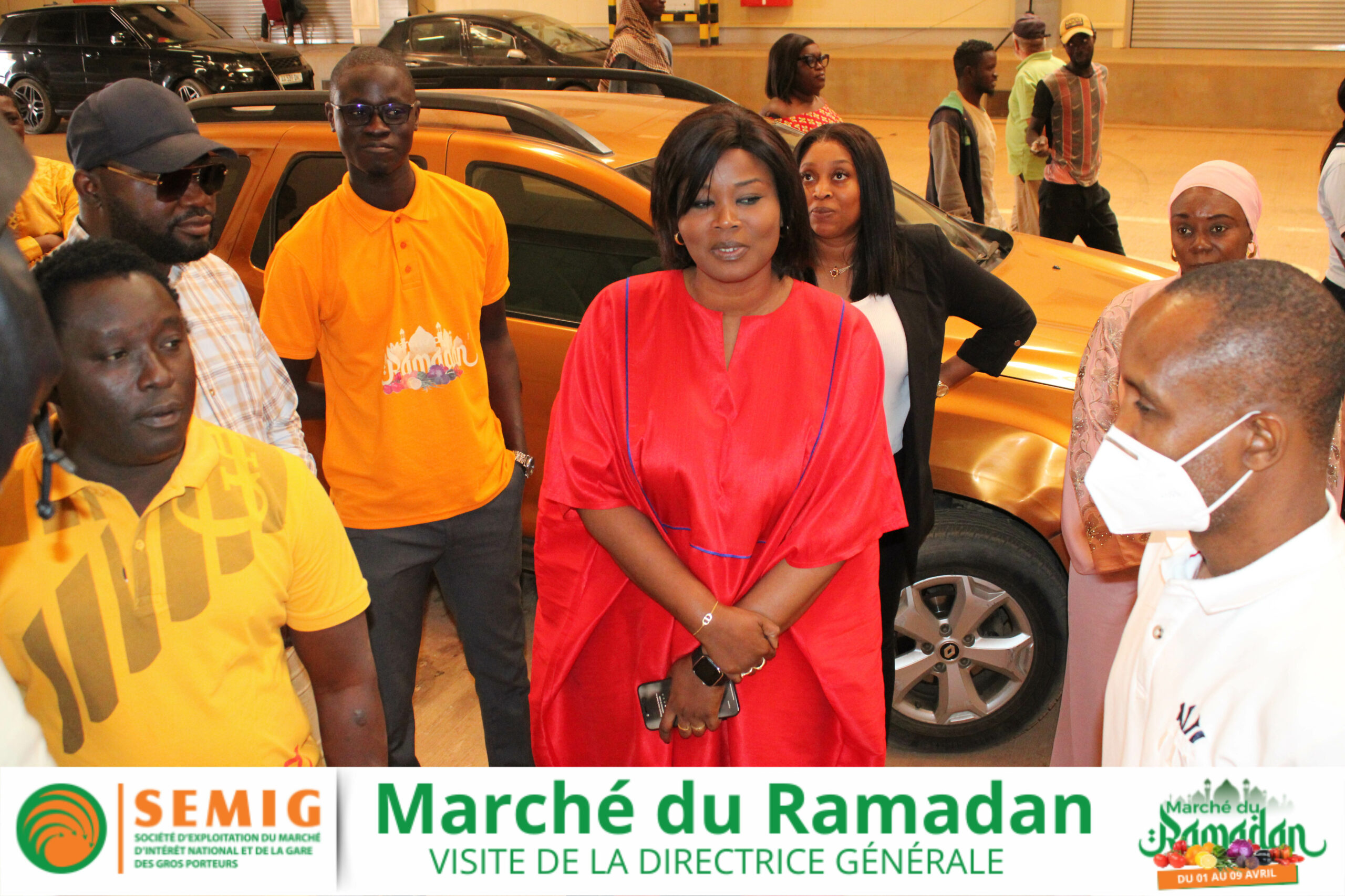 Marché du Ramadan 2024  Visite de la Directrice Générale